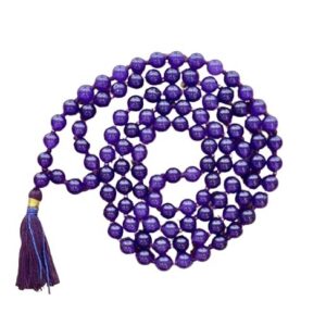 Faboulous Amethyst Mala  Certified Beads - Image 5